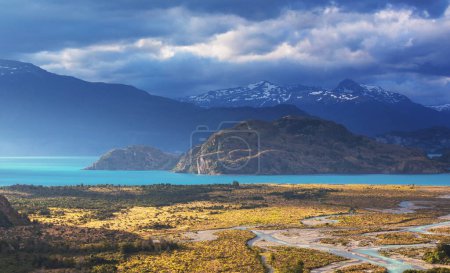 General Carrera Lake, Carretera Austral, Patagonia - Chile. Beautiful natural landscapes in South America