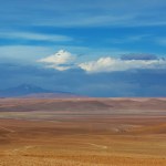 Breathtaking panorama view of Altiplano mountains, South America, Bolivia