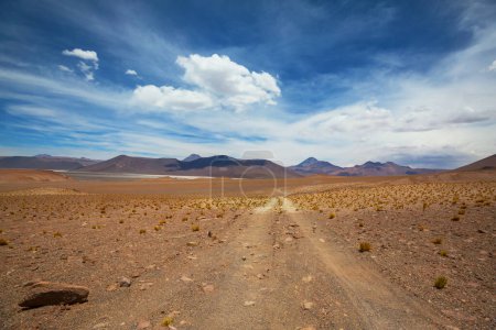 Photo for Fantastic Scenic landscapes of Northern Chile, Atacama desert. Beautiful inspiring natural landscapes. - Royalty Free Image