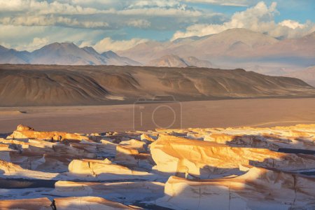 Photo for Fantastic Scenic landscapes of Northern Argentina. Beautiful inspiring natural landscapes. Campo de Piedra Pomez near Antofagasta de la Sierra, Puna. - Royalty Free Image