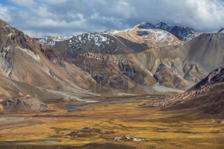 Foto de Amazing mountain landscapes in Valle Hermosa, Argentina, South America - Imagen libre de derechos
