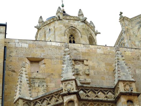 Foto de Architectural details of Medieval catholic cathedral Saint Mary in Tarragona, Catalonia, Spain. - Imagen libre de derechos