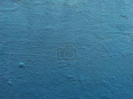 Photo for Rustic bluer stucco wall surface as background and texture - Royalty Free Image