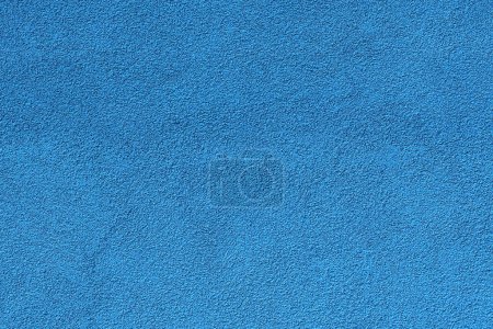 Photo for Texture of decorative blue facade mineral scratch plaster wall as background, high resolution photo - Royalty Free Image