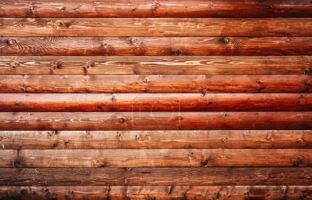 Téléchargez les photos : Mur de cabane en bois rond comme fond, texture ancienne en bois - en image libre de droit