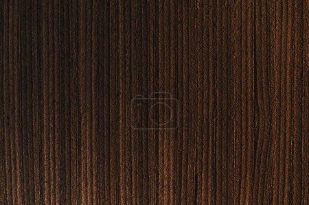 Photo for Striped pattern of ploughed farmland soil from drone pov, aerial shot top down - Royalty Free Image