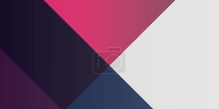 Illustration for Colorful Minimalist Geometric Gradient Shapes - Abstract Background Desgin Template, Vector Applicable for Web, Technology Designs, Base for Presentations, Posters, Placards, Covers or Brochures - Royalty Free Image