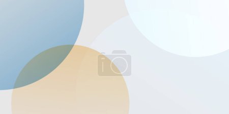 Téléchargez les illustrations : Résumé Fond brun et bleu géométrique minimaliste, Modèle de cercle - Illustration vectorielle polyvalente, Modèle de conception, Applicable pour le Web, Conception technologique, Présentations, Affiches, Plaques - en licence libre de droit