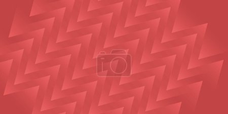 Téléchargez les illustrations : Modèle stratifié de triangles translucides ondulés rouges abstraits - Texture avec espace de copie, Conception vectorielle, Tempérer l'arrière-plan - en licence libre de droit