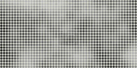 Ilustración de Abstract Black and White Pattern of Spots of Various Sizes, Geometric Mosaic Texture with Random Shades of Gray - Generative Art, Vector Background Design - Imagen libre de derechos