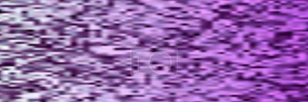 Foto de Patrón de superficie pixelada borrosa colorida abstracta con cuadrados al azar de color blanco y rosa y púrpura - Amplia escala de textura de mosaico geométrico - Arte Generativo, Diseño de fondo vectorial - Imagen libre de derechos