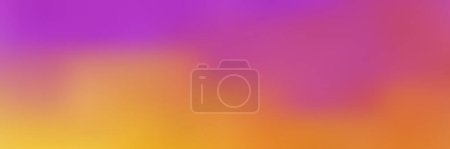 Illustration for Colorful Abstract Blurry Painted Surface - Yellow, Brown and Purple Wide Scale Gradient Background, Creative Design Template - Illustration in Freely Editable Vector Format - Royalty Free Image