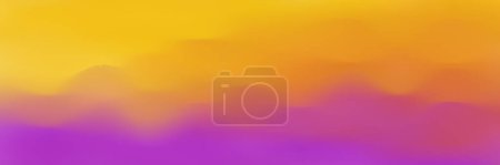Foto de Superficie pintada borrosa abstracta colorida: fondo de gradiente de escala ancha amarillo, marrón y púrpura, plantilla de diseño creativo: ilustración en formato vectorial libremente editable - Imagen libre de derechos