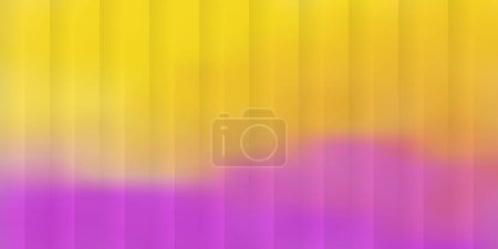 Illustration for Vertical Stripes of Translucent Thick Lines Colored in Shades of Orange, Brown and Purple - Geometric Pattern, Glossy Blurred Abstract Gradient Background - Vector Design Template - Royalty Free Image
