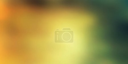 Ilustración de Imagen borrosa abstracta colorida, degradados de luz suave dorados, amarillos y verdes - Plantilla de diseño creativo de fondo de gran escala - Ilustración en formato vectorial libremente editable - Imagen libre de derechos