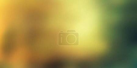 Foto de Imagen borrosa abstracta colorida, degradados de luz suave dorados, amarillos y verdes - Plantilla de diseño creativo de fondo de gran escala - Ilustración en formato vectorial libremente editable - Imagen libre de derechos