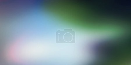 Ilustración de Imagen borrosa abstracta colorida, degradados de luz suave azul y verde - Plantilla de diseño creativo de fondo de gran escala - Ilustración en formato vectorial libremente editable - Imagen libre de derechos