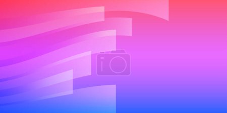 White, Red, Purple and Blue Colored Wallpaper, Background Design for Your Business - Abstract Geometric Gradient Texture Applicable for Web, Presentations, Placards, Posters - Creative Vector Template