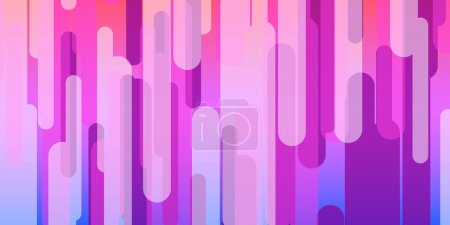 Foto de Diseño de estilo retro multicolor abstracto - blanco, rosa, púrpura, colores azules - Banner, fondo, póster o diseño de página de aterrizaje, plantilla de usos múltiples - Imagen libre de derechos