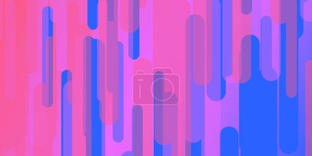 Foto de Diseño de estilo retro multicolor abstracto - blanco, rosa, púrpura, colores azules - Banner, fondo, póster o diseño de página de aterrizaje, plantilla de usos múltiples - Imagen libre de derechos