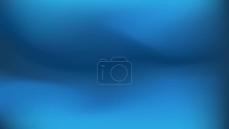 Illustration for Blue Wallpaper, Background, Flyer or Cover Design for Your Business with Abstract Dark Blurred Texture - Applicable for Reports, Presentations, Placards, Posters - Trendy Creative Vector Template - Royalty Free Image