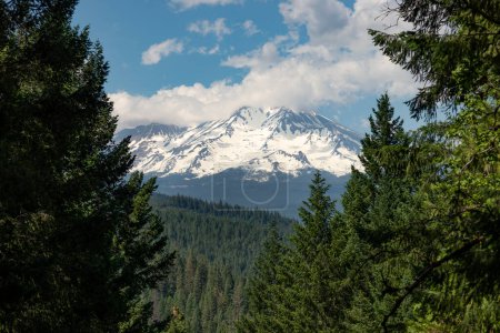 Photo for View of Mount Shasta as seen from Castle Crags State Park. - Royalty Free Image