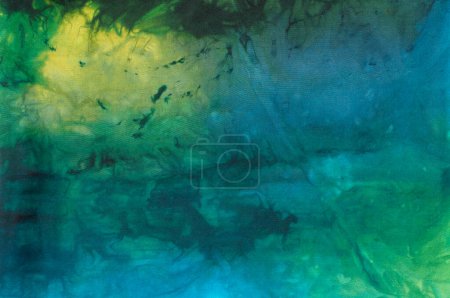 Photo for Tied dyed fabric with moody designs for background - Royalty Free Image