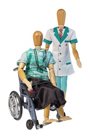 Male Youth in an electric Wheelchair