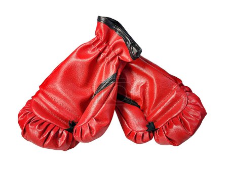 Rote Boxhandschuhe zum Schutz der Hände beim Boxen