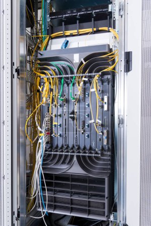Terabit-Internet-Router im Rechenzentrum des Internet Service Providers