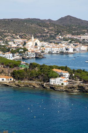 Photo for View of Cadaques from the coast. Girona, Spain - Royalty Free Image