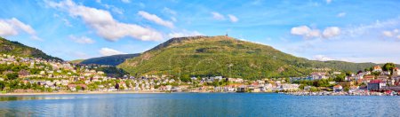 Téléchargez les photos : Vue panoramique de Bergen autour de Lungegardsvann, Norvège - en image libre de droit