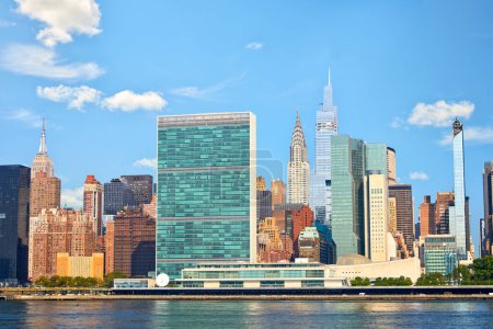 Téléchargez les photos : Manhattan Midtown skyline, New York, États-Unis - en image libre de droit