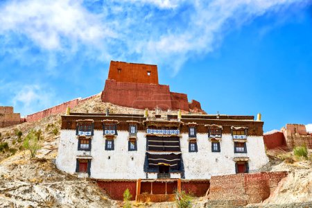 Photo for Tibetan monastery of Pelkhor Chode or Palcho, Gyantse, Tibet - Royalty Free Image