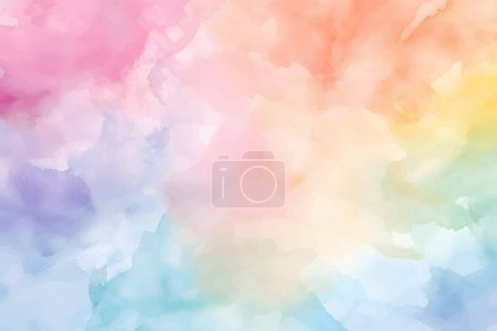 Téléchargez les photos : Aquarelle vecteur coloré fond abstrait - en image libre de droit