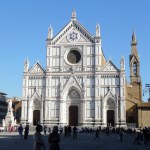 Florence, Italy October 8, 2019: Santa Croce is a Franciscan church built in 1792