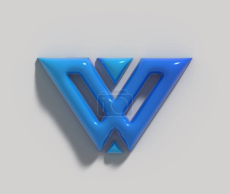Téléchargez les photos : W Logo Identité de marque Corporate 3D Logo Design. - en image libre de droit