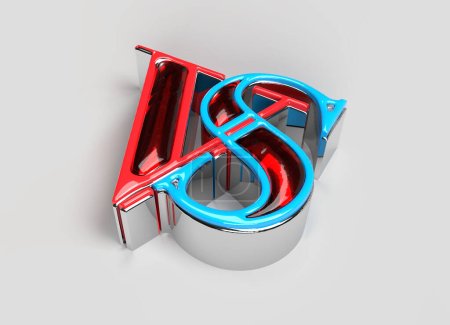 Téléchargez les photos : VS Versus Sign 3D Render Company Letter Logo. - en image libre de droit