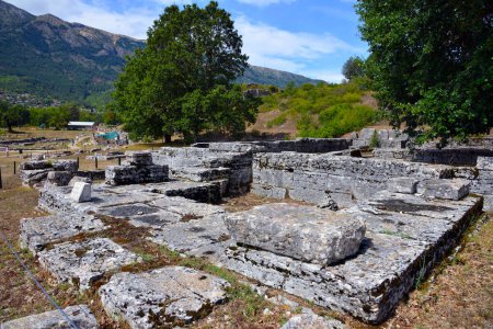 Photo for DODONA, GREECE - AUGUST 25: Ancient theater of Dodona, on August 25.2022. in Dodona, Greece - Royalty Free Image