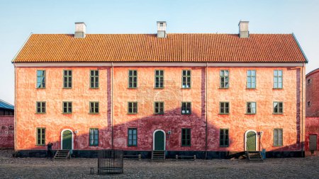 Foto de Edificio principal de la Ciudadela de Landskrona desde el patio. - Imagen libre de derechos