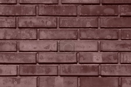 Foto de Ladrillo pared de piedra de fondo de color topo profundo - Imagen libre de derechos