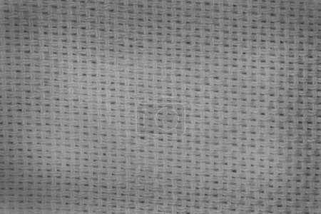 Foto de Foto en blanco y negro de la textura de lona cosida - Imagen libre de derechos
