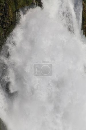 Photo for Close up of waterfall at seaside in Antalya in Turkey - Royalty Free Image