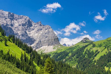 Photo for Landscape in the Risstal valley near the Eng Alm in Austria. - Royalty Free Image