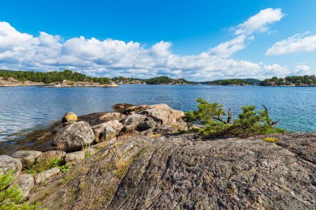 Photo for Landscape on the peninsula Riveneset in Norway. - Royalty Free Image