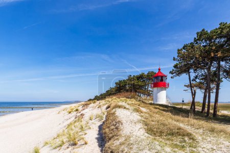 Le phare Gellen sur l'île de Hiddensee, Allemagne.