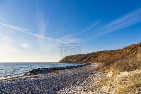 Beach in Kloster on the island Hiddensee, Germany.