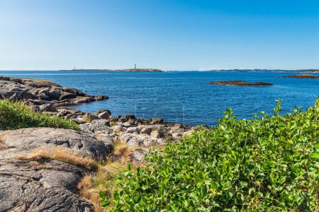 Photo for Landscape on the archipelago island Merdo in Norway. - Royalty Free Image