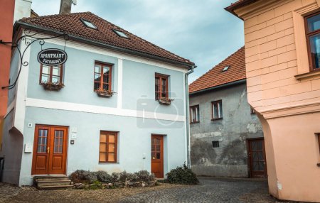 Photo for Old  historical Jewish quarter in Trebic, Czech Republic, established in 17th century, listed in the UNESCO World Heritage List - Royalty Free Image