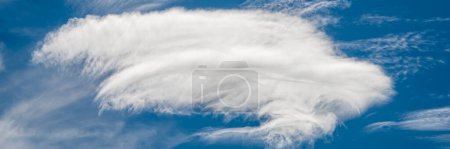 Photo for Beautiful clouds on blue sky as background - Royalty Free Image